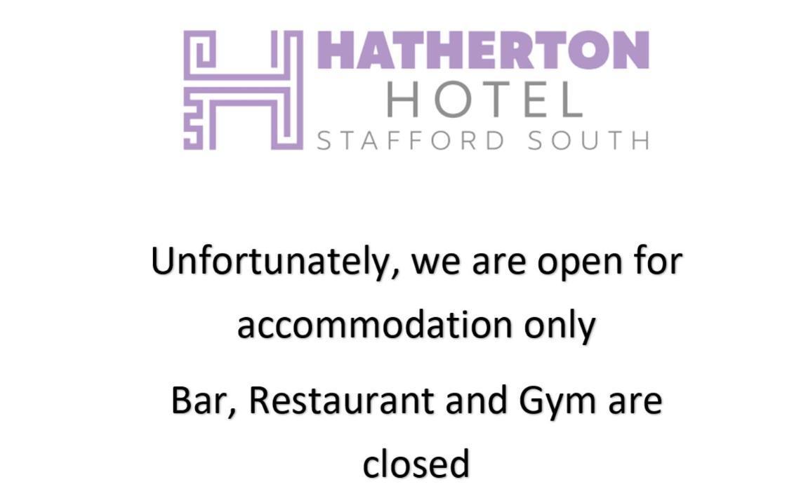 Stafford South Hatherton Hotel Penkridge Luaran gambar